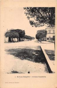 St Leu Algeria Avenue Gambetta Antique Postcard J50830