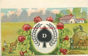 Advertising Postcard, Fold Out, Ace Clover Seed, Mayville Fuel Company,Wisconsin
