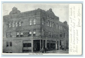 1907 Post Office East Boston Massachusetts MA Antique Postcard 