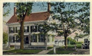 Harriet Beecher Stowe House - Brunswick, Maine ME  
