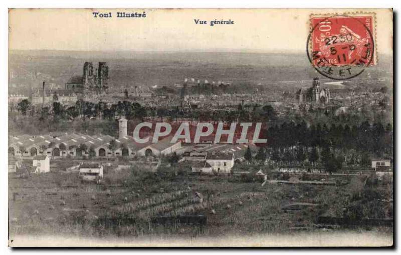 Old Postcard Toul Illustrates Vue Generale
