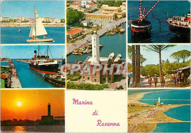 Modern Postcard Greetings from Marina di ravenna