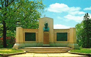 Vintage Postcard Lincoln's Speech Memorial Monument Gettysburg Pennsylvania PA