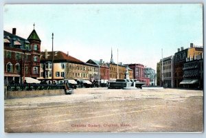 Chelsea Massachusetts MA Postcard Square Exterior Building c1910 Vintage Antique