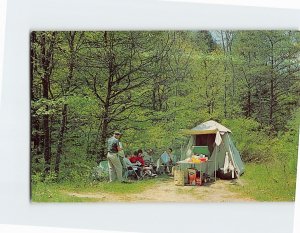 Postcard Camping at Blue Bend Recreation Area Monongahela National Forest WV USA