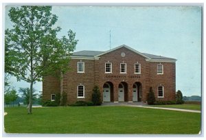 1971 Community Center Exterior Building Eaton Rapids Michigan Vintage Postcard
