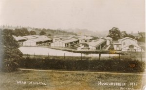 Huddersfield Yorkshire 1916 WW1 Military War Hospital Postcard