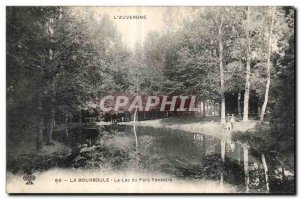 Old Postcard La Bourboule Fenestre Lake Park