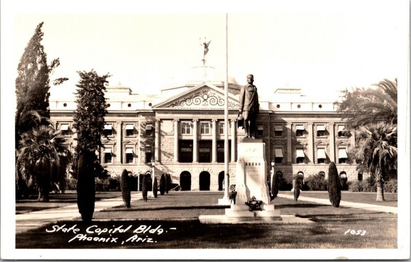 Real Photo Postcard State Capitol Building in Phoenix, Arizona~4453