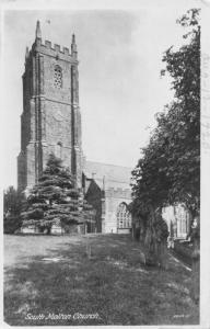 DEVON ENGLAND~SOUTH MOLTON CHURCH~PHOTO POSTCARD