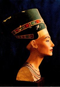 Egypt Cairo The Egyptian Museum Pointed Limestone Bust Of Queen Nefertiti