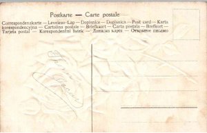 Wishing you Happy Days - Roses - Embossed - c1908