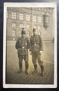 Mint Germany Real Picture Postcard RPPC WW2 Soldiers Troop Berlin