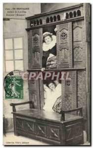 Old Postcard Folklore Beds Clots