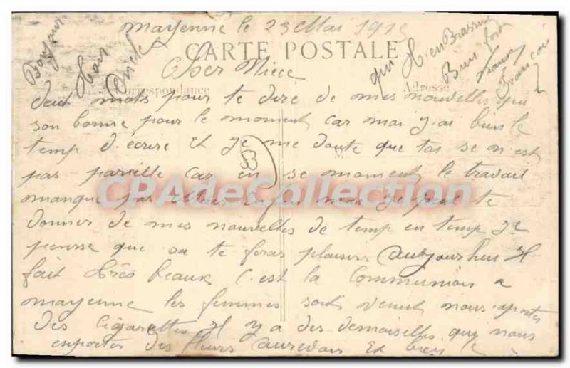 Old Postcard Mayenne The Viaduct