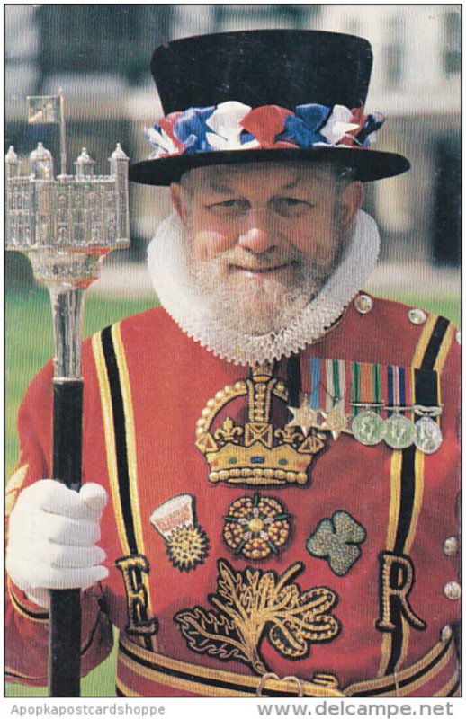 England London Beefeaters At The Tower Of London