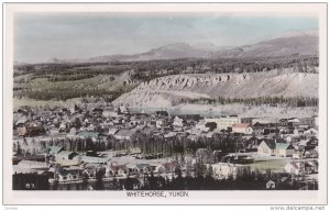 RP: Aerial view , WHITEHORSE , YUkon , Canada , 1930-40s