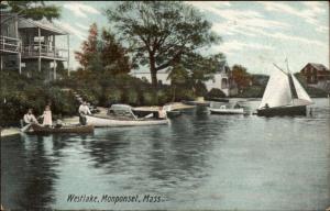 Westlake Monponset MA c1910 Postcard