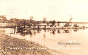 Scene at Dunn's Lodge - Pelican Rapids, Minnesota MN Postcard