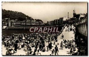 Old Postcard Spain Espana Spain San Sebastian Vista parcial de la playa