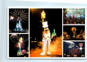 Postcard - The Fabulous Disney World Fireworks - Orlando, Florida