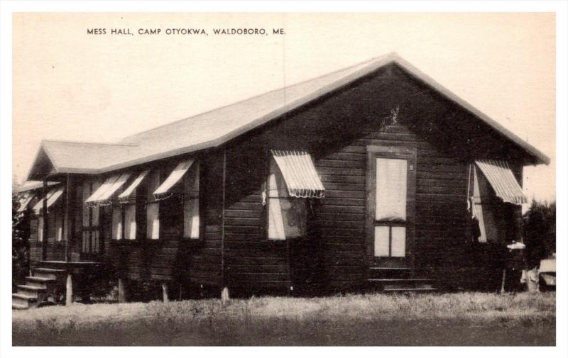 Maine Waldoboro , Camp Ottokwa , mess hall