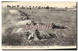 Postcard Old Army Infantry riflemen In