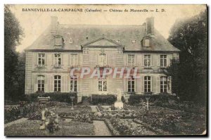 Old Postcard Banneville Campaign Chateau de Manneville