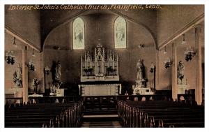 17418   CT Plainfield   St. John's  Catholic Church  Interior