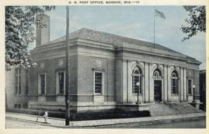 WI - Monroe, U. S. Post Office