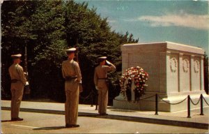 Tomb of the Unknown Soldier in Arlington Cemetery TX Postcard PC89 #2