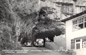 Route 66, Rt 66, Real Photo, Meramec Caverns, Drive In Cave, Mo.,Old Postcard