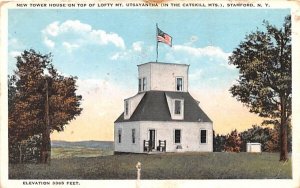 New Tower House on Top of Lofty Mt Utsayantha Stamford, New York  