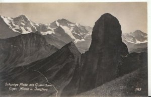 Switzerland Postcard - Schynige Platte Mit Gummihorn Eiger - Monch - TZ12191