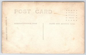 Akron Ohio~Edwin S Park~Ike Greear~W Woodend~Peck's Studio RPPC c1910