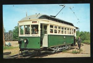 Kennebunkport, Maine/ME Postcard, Seashore Trolley Museum, Four-Wheeler #134