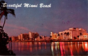 Florida Miami Beach Hotels At Night