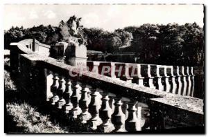 Modern Postcard Chateau of Vaux le Vicomte The waterfalls and sea horses Lancon