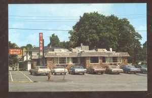 MILFORD PENNSYLVANIA PA. MILFORD DINER RESTAURANT OLD CARS VINTAGE POSTCARD