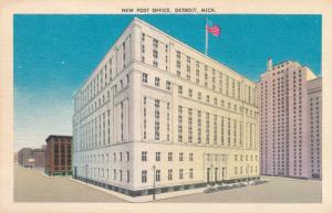 New Post Office (completed in 1934) Detroit MI, Michigan - Linen