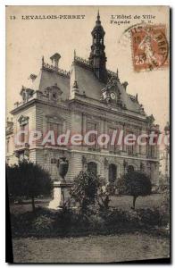 Postcard Old City of Levallois Perret The Hotel Facade