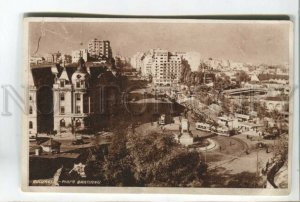 478665 Romania Bucharest Bratianu square trams Vintage postcard