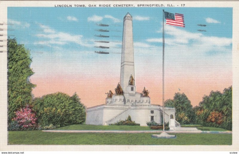 SPRINGFIELD, Illinois, 1939; Lincoln Tomb, Oak Ridge Cemetery