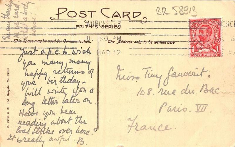 BR58913 worcester cathedral uk