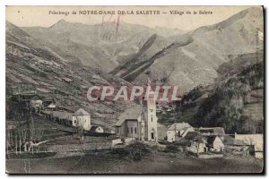 Postcard Old Pilgrimage of Our Lady of La Salette Village of La Salette
