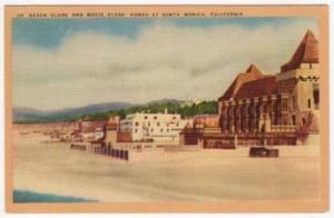 Linen Postcard Beach Clubs & Movie Stars? Homes in Santa ...