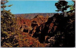 Arizona AZ, 1969 Grand Canyon National Park, From Lofty Viewpoints, Postcard