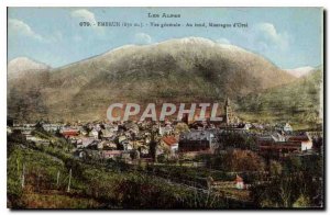 Postcard Old Embrun General view Mostagne the bottom of Oral