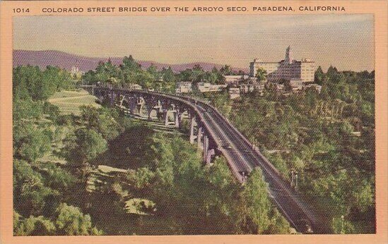 Colorado Street Bridge Over The Arroyo Seco Pasadena California