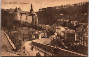 Luxembourg Clervaux Panorama Vintage Postcard C188